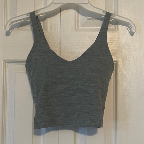 Lululemon Heather Green Align Padded Tank -Size 2 - Picture 5 of 16